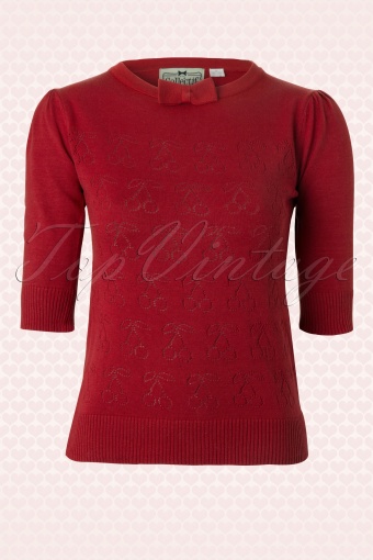 Collectif Clothing Annie Cherry Top 110 27 13895 20131122 0002W