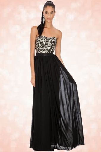 Vintage Chic Black sequince dress 108 10 14328 1