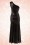 Vintage Chic for Topvintage - Sparkle maxi-jurk met één schouder en pailletten in zwart 6