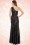Vintage Chic for Topvintage - 30s Sparkle Sequin One Shoulder Maxi Dress in Black 5