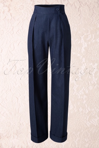 Miss Candyfloss Abbie Lee Blue Denim Pants 131 30 13578 20141015 0007W