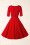 Collectif Clothing red trixie doll swing dress  102 20 14342 20141029 013W