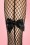 Lovely Legs - Kitten Backseam Lace Net Thigh Hi mit Satinschleife 3