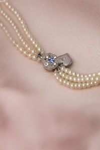 Lovely - 20s Paris Pearls Crystal Necklace  4