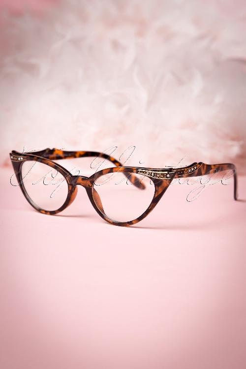 So Retro - 50s Geek Chique Fenelle Cat Eye Glasses in Tortoise 3