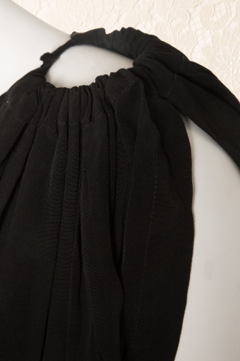 40s Obi Dress in Black