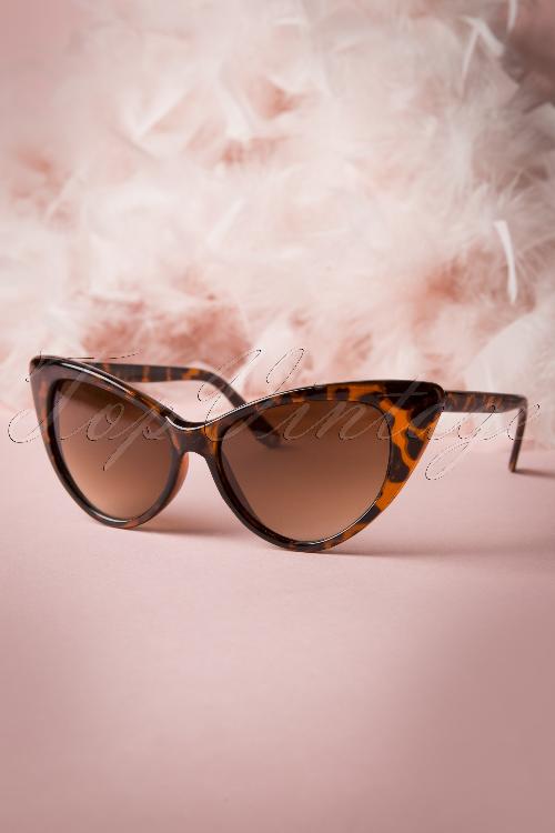 So Retro - 50s Cats Eye Classic Sunglasses Black