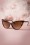 Lunettes de soleil Fenella Cat Eye Sunglasses Années 50 en Écailles de tortue