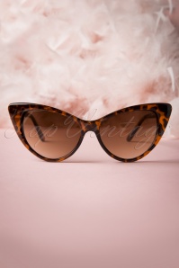 So Retro - Lunettes de soleil Fenella Cat Eye Sunglasses Années 50 en Écailles de tortue 3