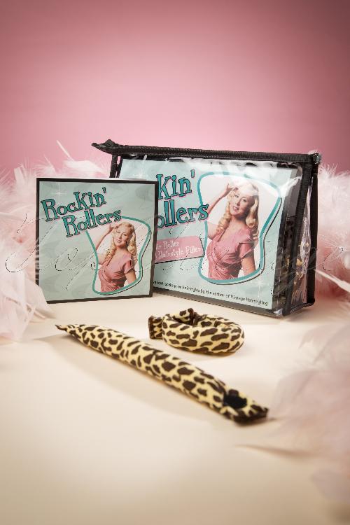 Lauren Rennells - Vintage Hairstyling: Rockin' Rollers Soft Leopard Print Hair Roller und Hairstyle Filler