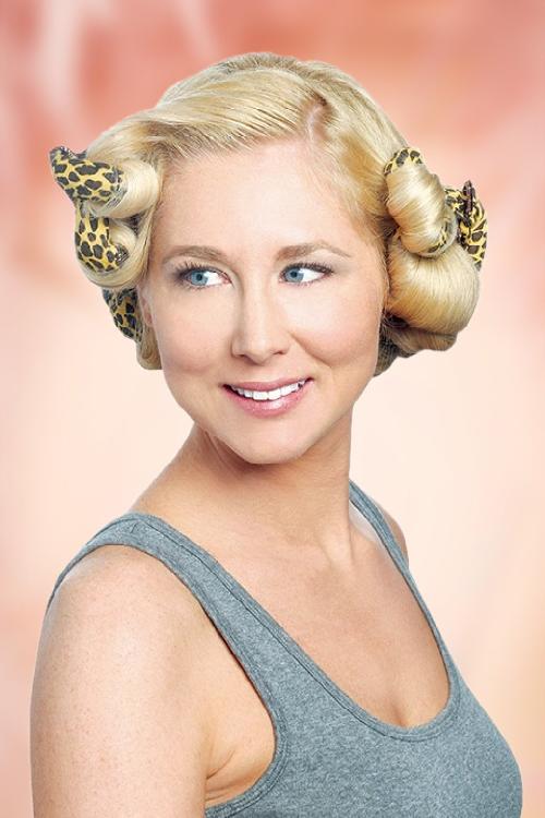Vintage Hairstyling: Rockin' Rollers Soft Leopard Print Hair Roller and  Hairstyle Filler