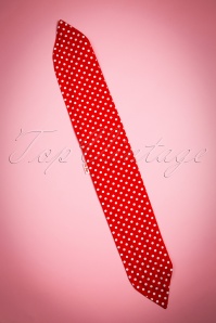 Be Bop a Hairbands - I Want Polkadots In My Hair Scarf Années 50 en Rouge 3