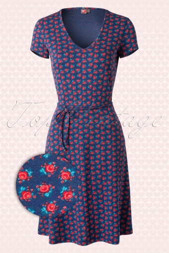 Wow to Go! Khalo Blue Roses Dress 107 39 13925 20150123 0003Wv