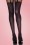 Lovely Legs - Sexy Faux Ribbon Suspender Design Tights