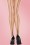 Lovely legs Classic Beige Seamer Tights with Black Striped Cuban Heel 11584 1