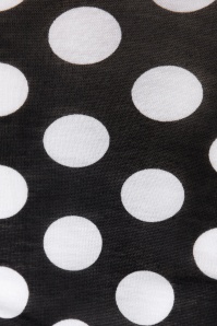 Steady Clothing - 50s Robyn Polkadot Top in Black and White 6