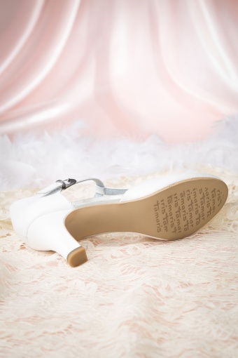 white t strap pumps