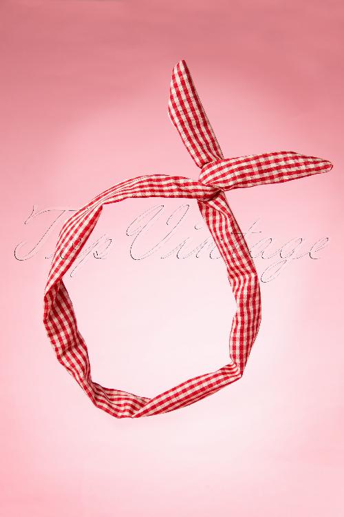 Collectif Clothing - 50s Roxy Gingham Pinup Hair Scarf