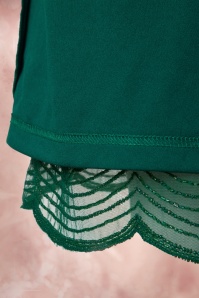 Frock and Frill - Ziegfeld Flapper-jurk in smaragdgroen 11