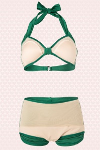 Esther Williams - Klassieke bikini in smaragdgroen 6