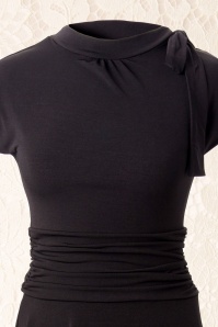 Retrolicious - Bridget Bombshell-jurk in zwart 4