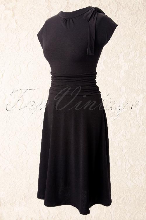 Retrolicious - Bridget Bombshell-jurk in zwart 5