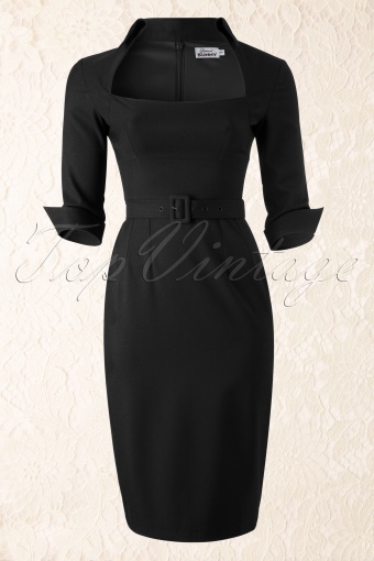 TopVintage exclusive ~ 50s Lorelei Marilyn Monroe Black Dress