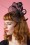 Darling Divine - Julia Black Infinity Bow Fascinator Années 1940