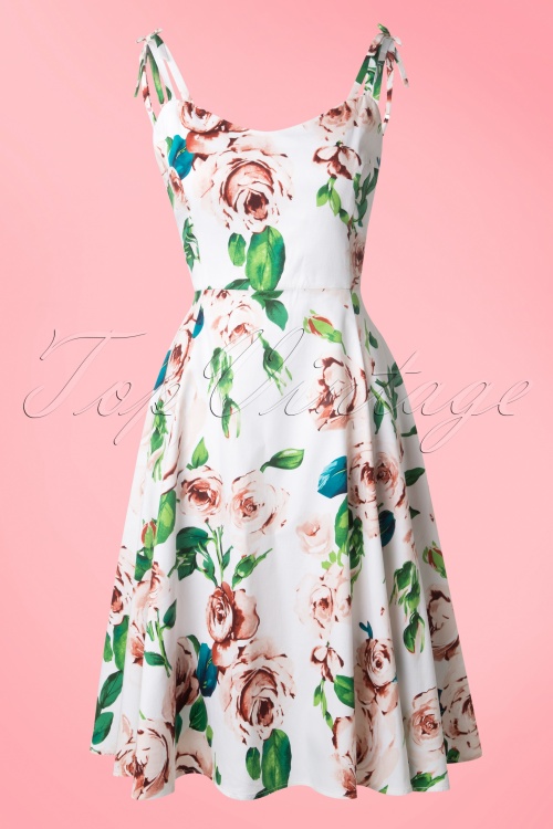 Collectif Clothing Janie Floral Swing Dress 14765 20141213 0017W
