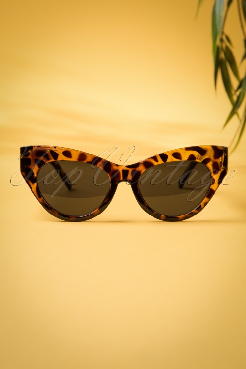 So Retro - 50s Ida Retro Sunglasses in Tortoiseshell