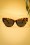 50s Ida Retro Black Sunglasses in Tortoiseshell