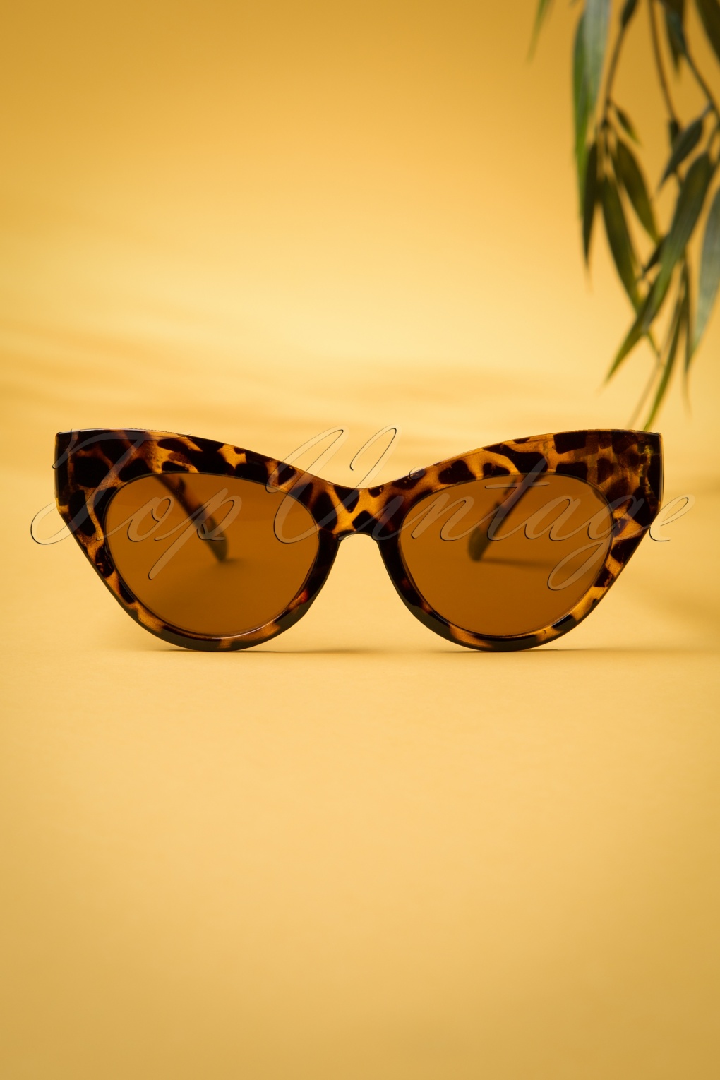 50s Ida Retro Sunglasses In Tortoiseshell 