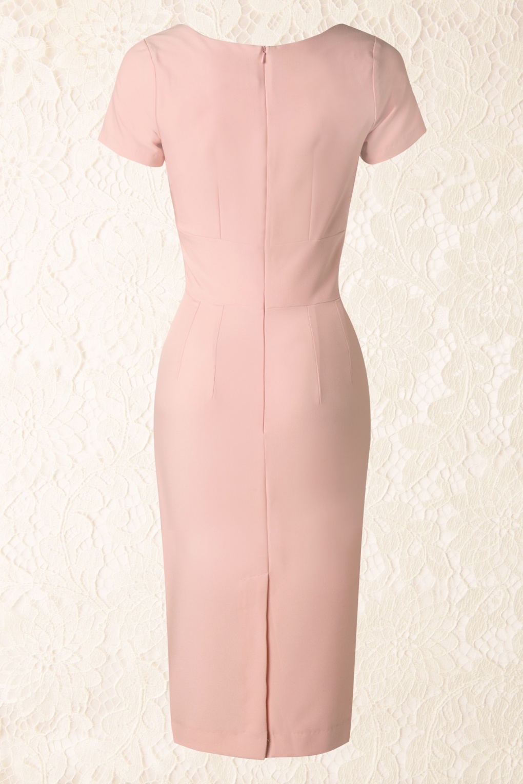 50s Debbie Pencil Dress in Light Pink