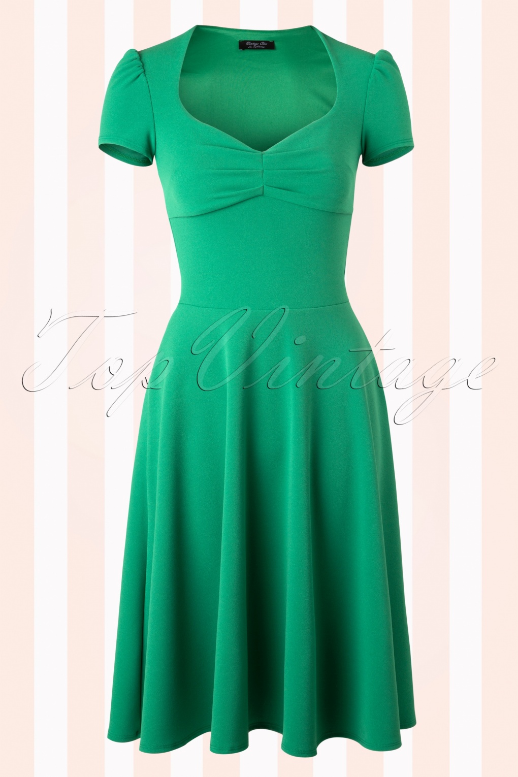 S Grace Swing Dress In Vintage Green