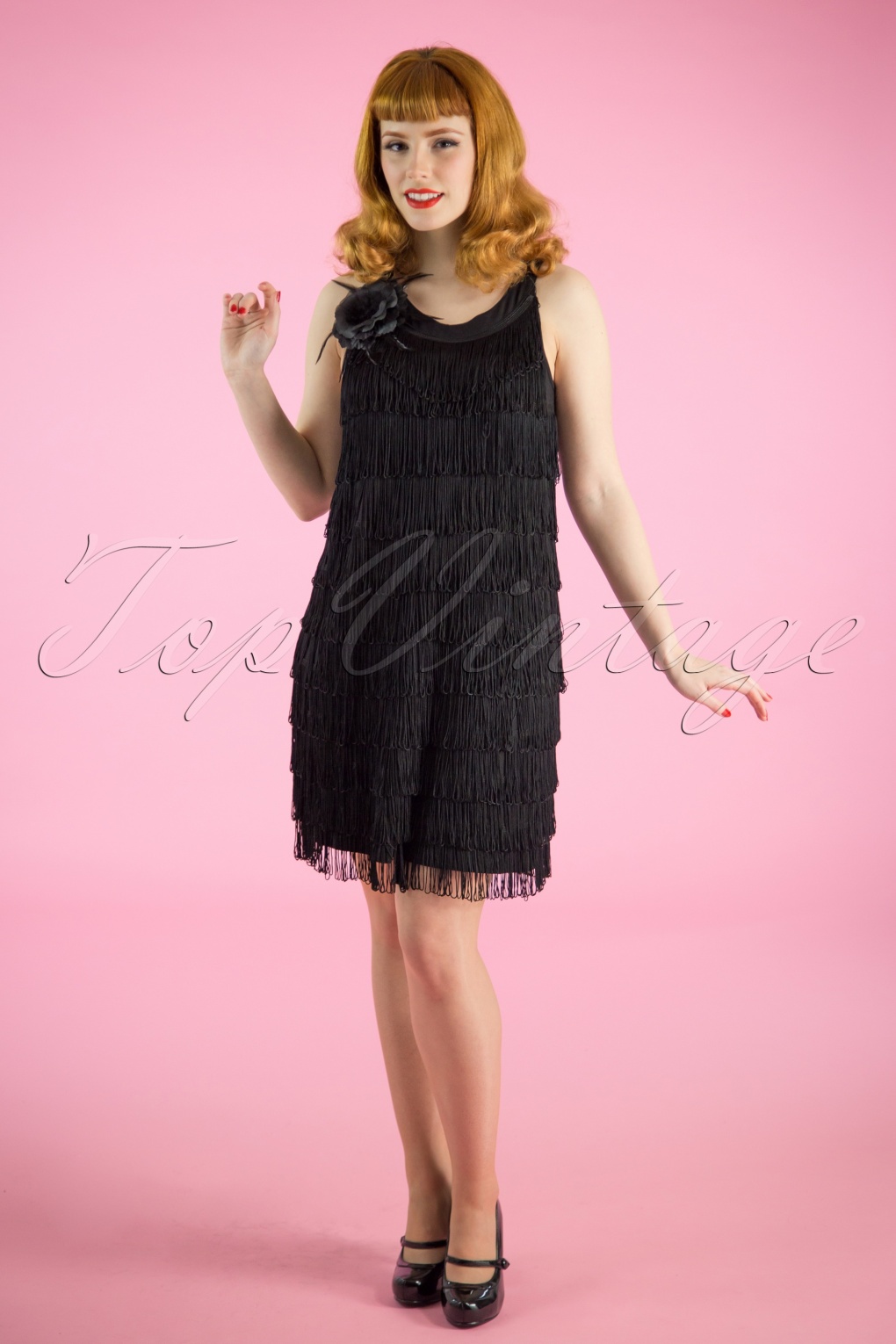 Black dress 20s