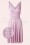 50s Grecian Pin Dots Dress in Light Pink
