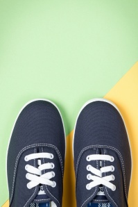 Keds - 50s Champion Core Text Sneakers in Navy 4