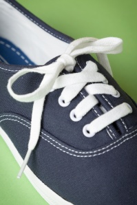 Keds - 50s Champion Core Text Sneakers in Navy 5