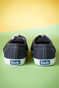 Keds - 50s Champion Core Text Sneakers in Navy 7
