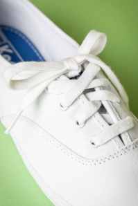 Keds - 50s Champion Core Text Sneakers in White 5