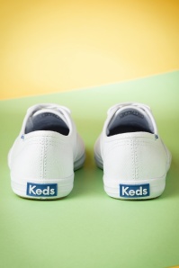 Keds - Champion Core Text Sneakers Années 50 en Blanc 7