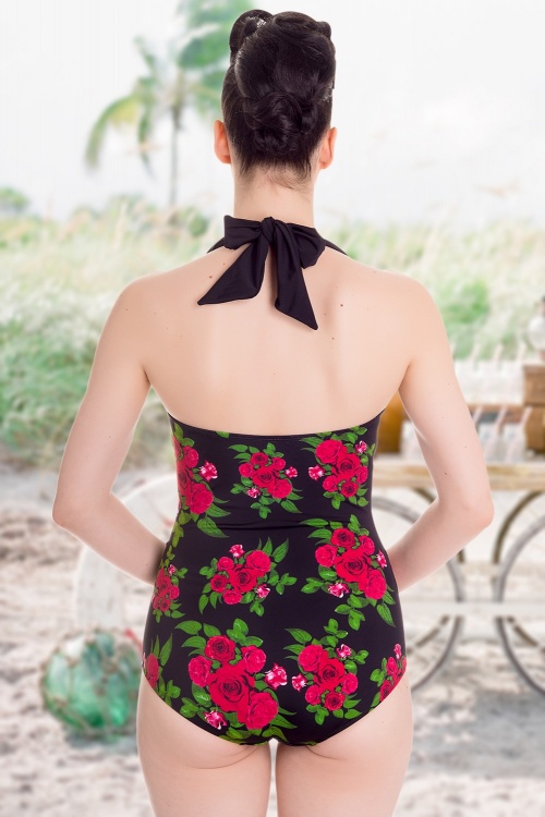 swimsuit with flowers