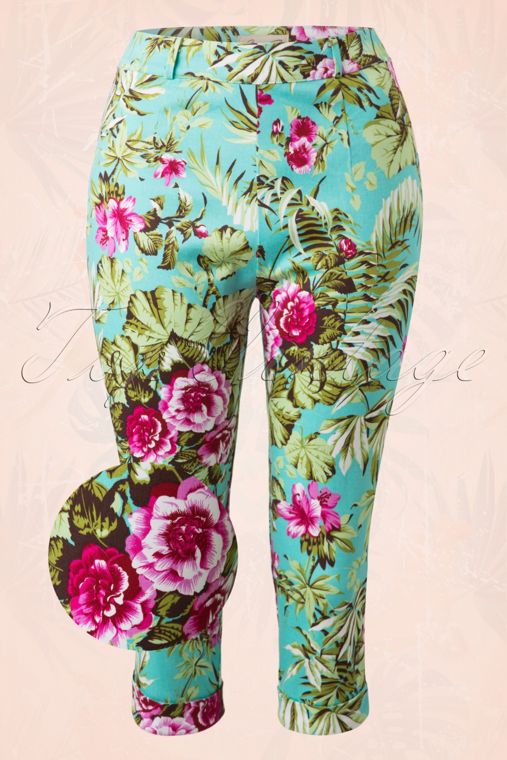 flowy flower pants