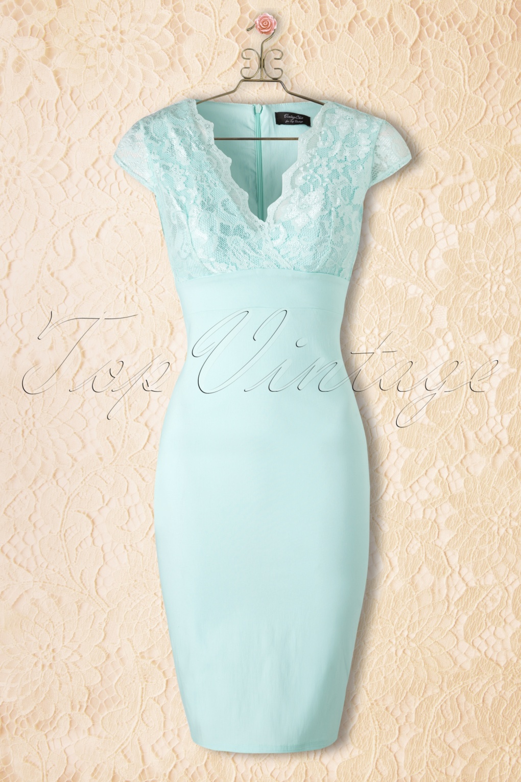 mint pencil dress