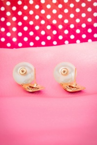  - Kisses For My Shiny Pearl Earrings Années 1960 3