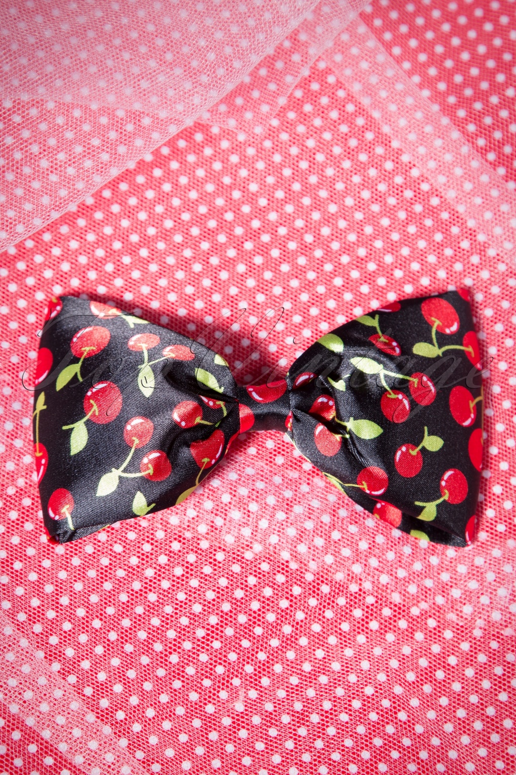 60s Oh What A Beautiful Cherry Bow
