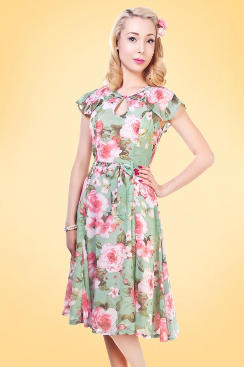Floral Chiffon Dress