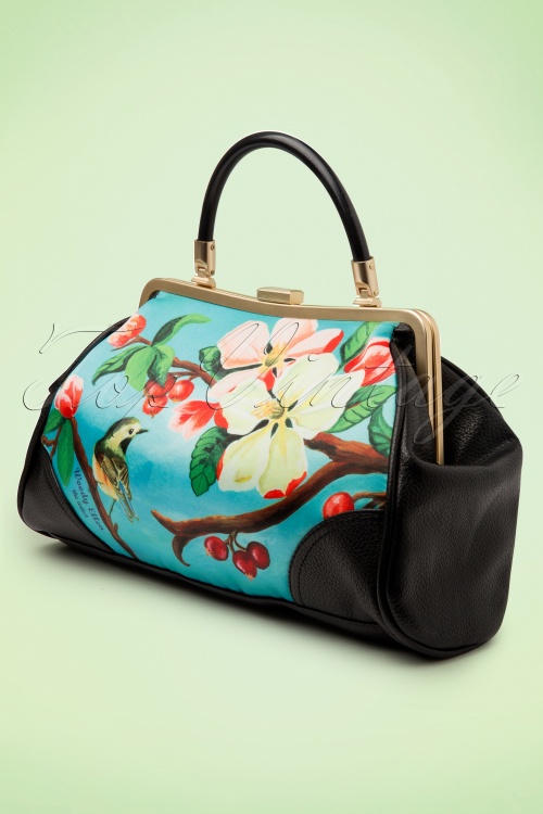 Woody Ellen - 50s retro Handbag Blossom 3