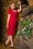 Pinup Couture - 40s Charlotte Pencil Dress in Red 4