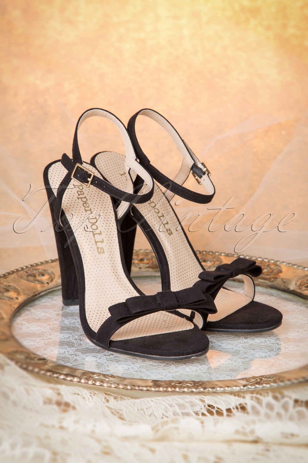 two strap stilettos